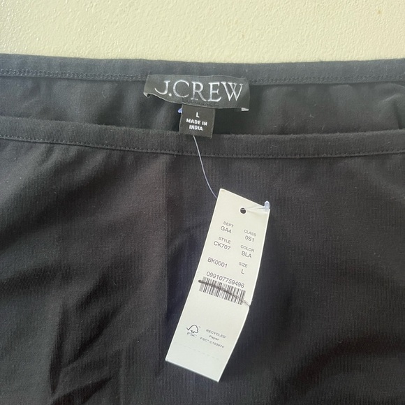 NWT J Crew pintuck mixy dress in Black - Picture 9 of 10